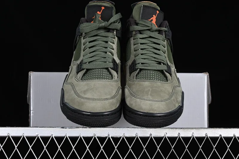 All categories Air Jordan Jordan series basketball shoes Air Jordan 4 GX foreign trade version Air Jordan 4 Retro "Undftd" AJ4 Joe 4 suede military green